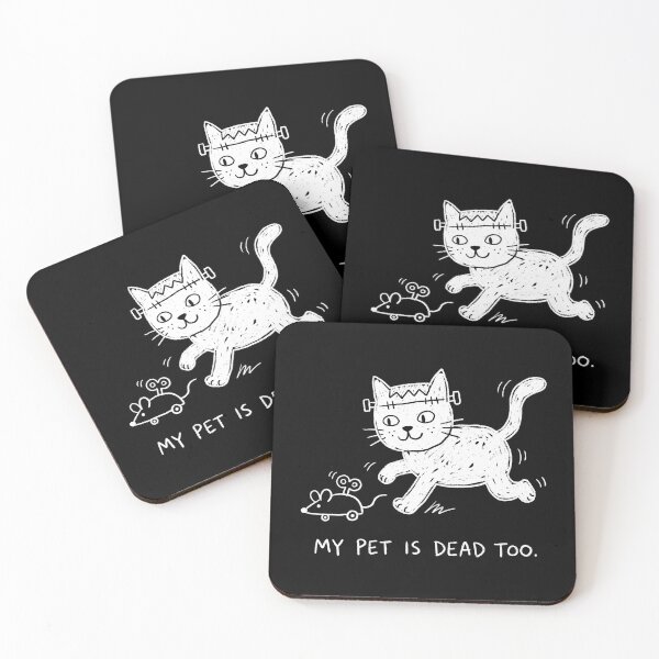 Item preview, Zombie Cat and Mouse Illustration designed and sold by Aureluxe.