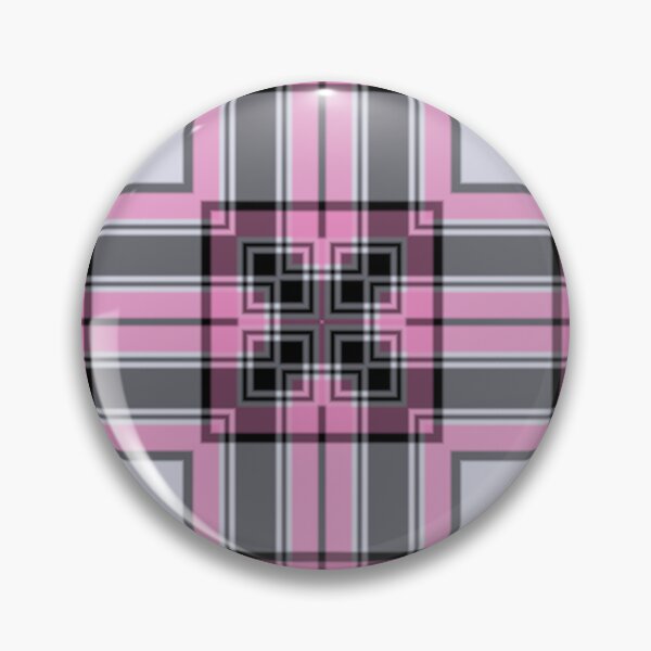Artikelvorschau, Rosa-grau-schwarzes geometrisches Karomuster entworfen und verkauft von The-Repository.