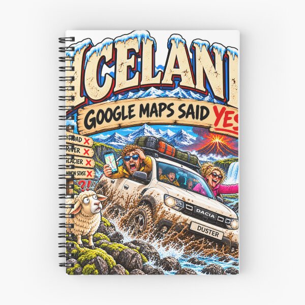 Item preview, Iceland – Google Maps Said Yes Funny 4x4 Adventure designed and sold by Kristvin Gudmundsson.