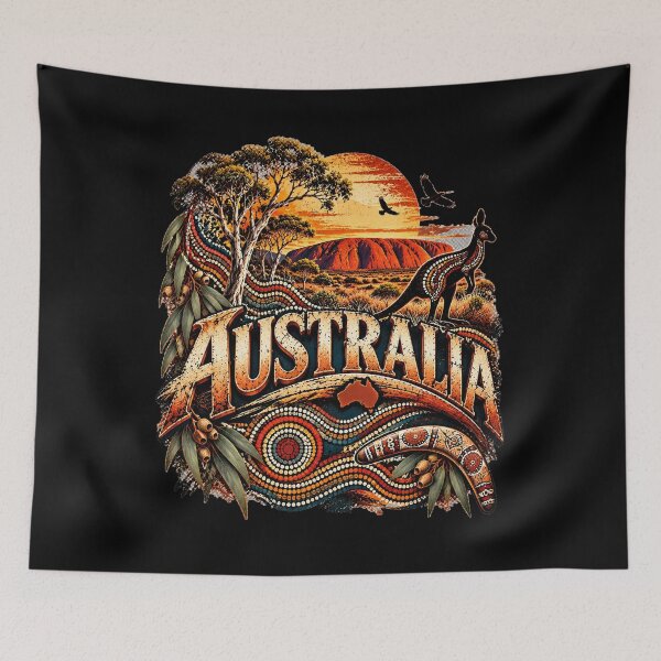 Item preview, Australia Outback Sunset  designed and sold by dhmnee.
