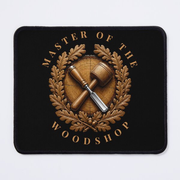 Item preview, Master Of The Woodshop Vintage Woodworking Carpenter Gifts designed and sold by LeSoniPapaPrint.