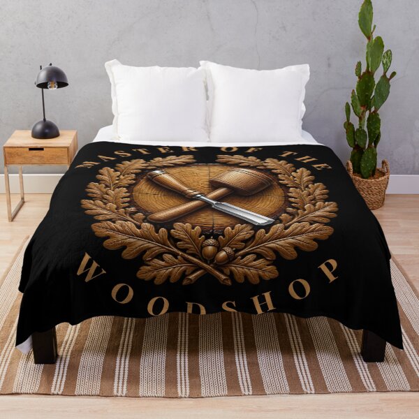 Item preview, Master Of The Woodshop Vintage Woodworking Carpenter Gifts designed and sold by LeSoniPapaPrint.