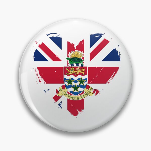 Item preview, Distressed Cayman Islands Flag Heart KY designed and sold by shitpostee.