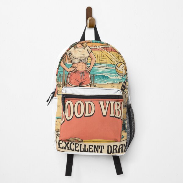Item preview, Good Vibes and Drama – Beach Volleyball Funny Summer Design designed and sold by FitEnvy.
