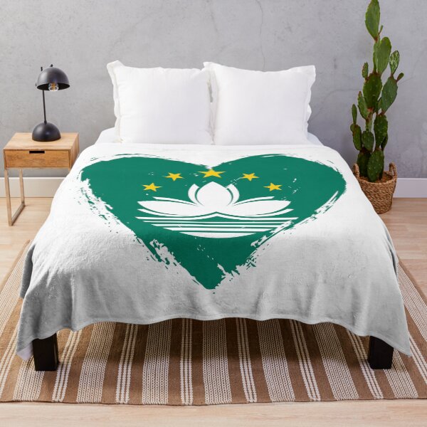 Item preview, Distressed Macau Flag Heart MO designed and sold by shitpostee.