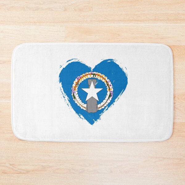 Item preview, Distressed Northern Mariana Islands Flag Heart MP designed and sold by shitpostee.