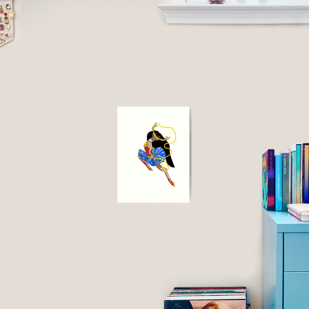 One Deer Woman Art Print