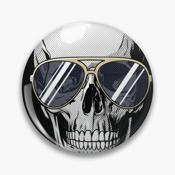 Item preview, Pop Art Comic Skull With Sunglasses Graphic designed and sold by Terry Bain.
