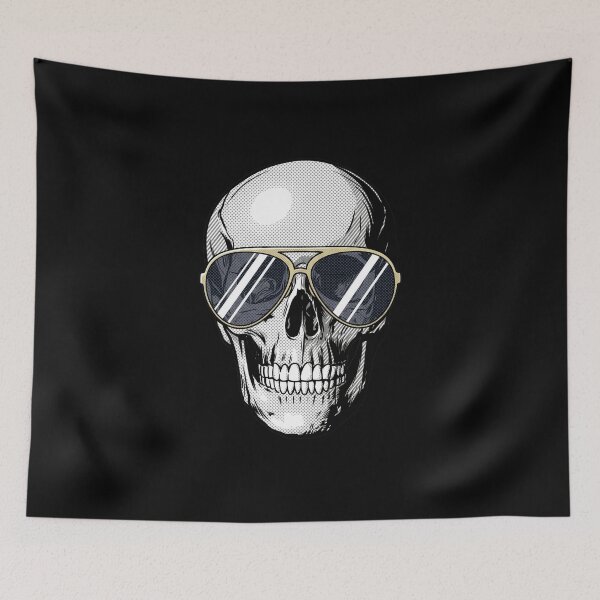 Item preview, Pop Art Comic Skull With Sunglasses Graphic designed and sold by Terry Bain.