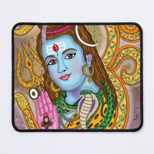 Item preview, Lord Shiva Digital Drawing | Hindu God Spiritual Artwork designed and sold by Harshit_Digital_Arts.