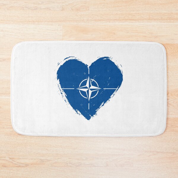 Item preview, Distressed NATO Flag Heart designed and sold by shitpostee.