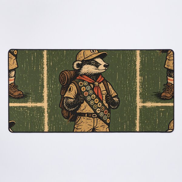 Item preview, Boy Scout Badger – Funny Animal Pun, Scout Humor designed and sold by Douglystuff.
