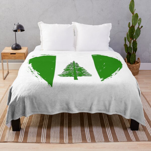 Item preview, Distressed Norfolk Island Flag Heart NF designed and sold by shitpostee.