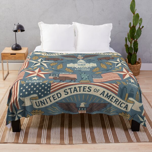 Item preview, United States Space World Colors Nature Art Home designed and sold by ART ATTACK ZONE.