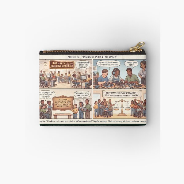 Item preview, Inclusion in the workplace: Fair wages and equal opportunities for all designed and sold by Mianku | Für das Leben.