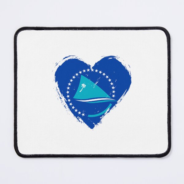 Item preview, Distressed Pacific Community Flag Heart designed and sold by shitpostee.