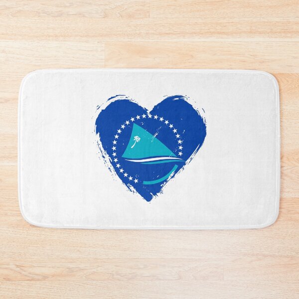 Item preview, Distressed Pacific Community Flag Heart designed and sold by shitpostee.