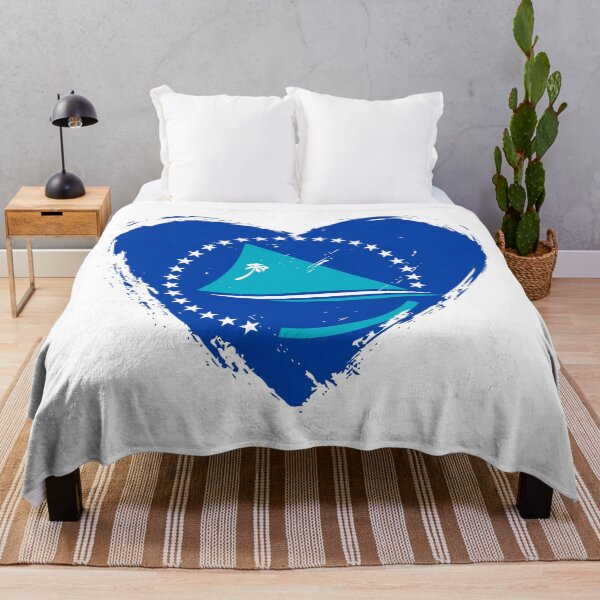 Item preview, Distressed Pacific Community Flag Heart designed and sold by shitpostee.