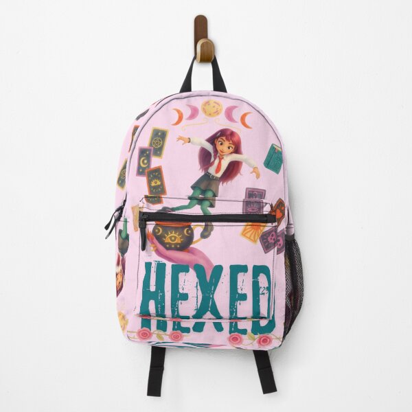 Item preview, Hexed Movie Backpack Pink Colorful Billie designed and sold by MorningDragon.