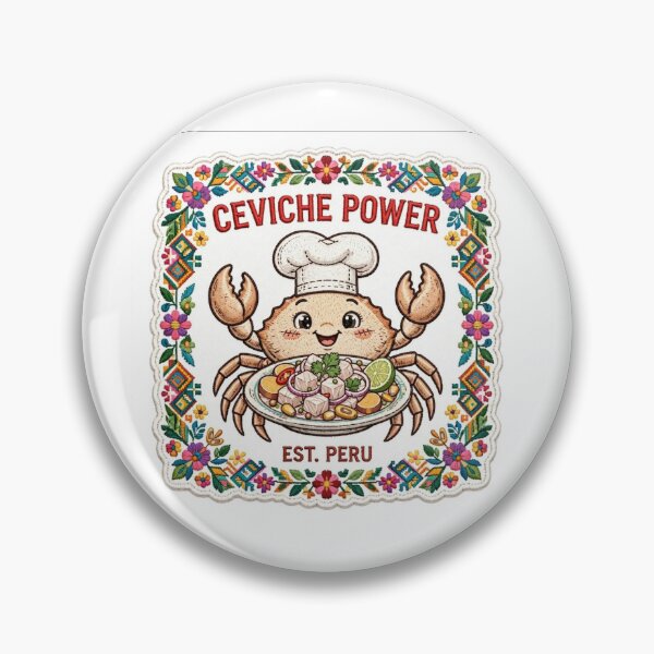 Item preview, Ceviche Power Peruvian Crab Chef designed and sold by hatunmama-co.