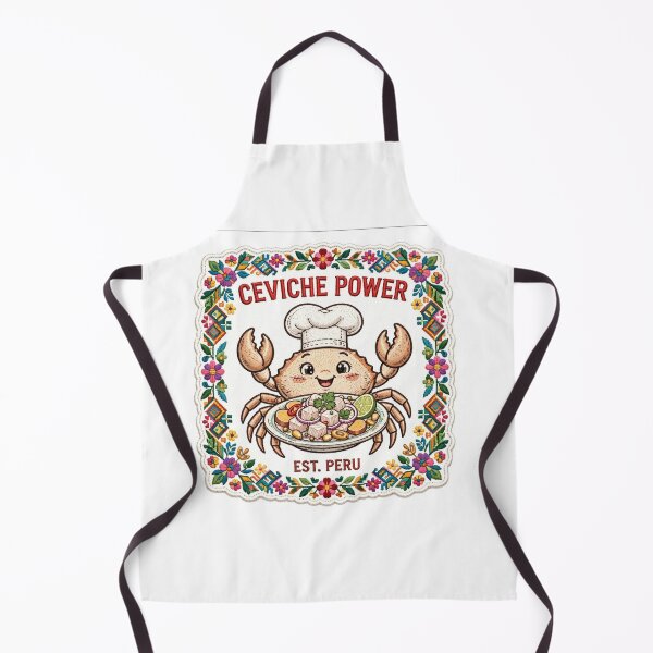 Item preview, Ceviche Power Peruvian Crab Chef designed and sold by hatunmama-co.