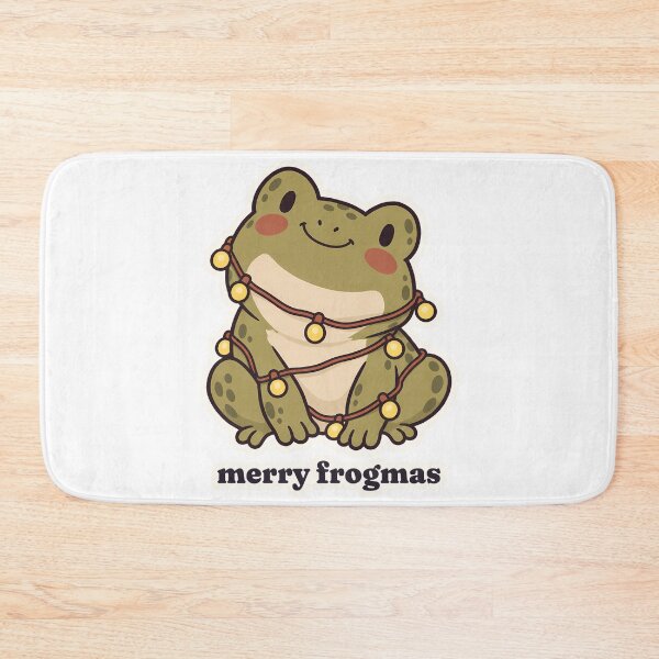 Item preview, Merry Frogmas Happy Frog in Christmas Lights designed and sold by OuqCreations.