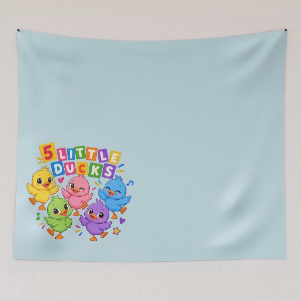 Item preview, Colorful Dancing Five little ducks designed and sold by SharingLove.