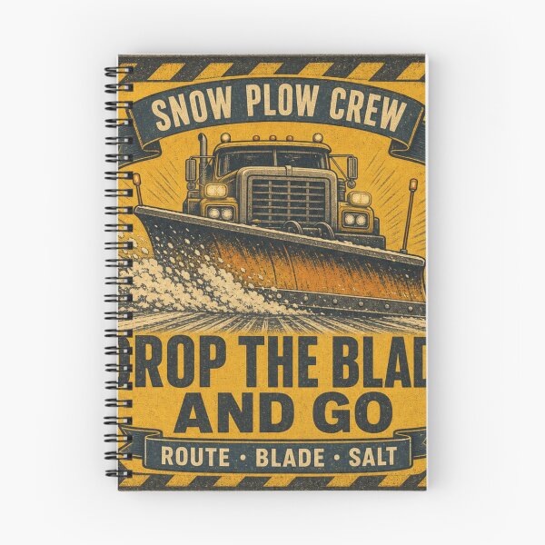 Item preview, Drop The Blade And Go Snow Plow Blade Truck Sign designed and sold by BoosterShop.