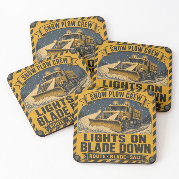 Item preview, Lights On Blade Down Snow Plow Night Beacon Sign designed and sold by BoosterShop.
