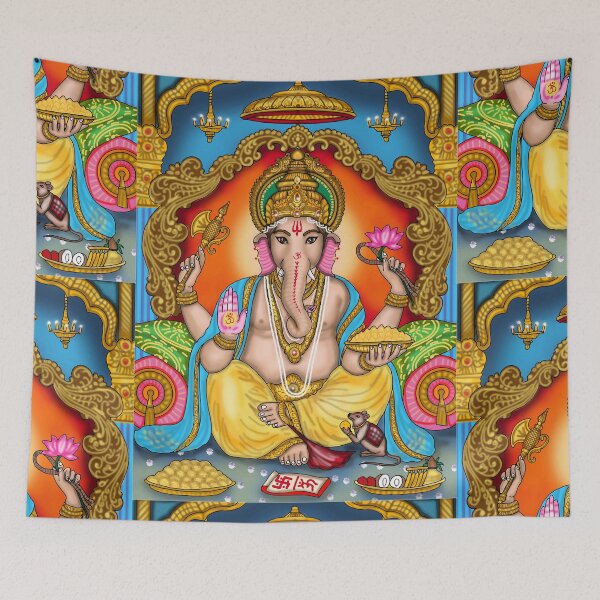 Item preview, Lord Ganesha Digital Drawing | Hindu Elephant God Artwork designed and sold by Harshit_Digital_Arts.