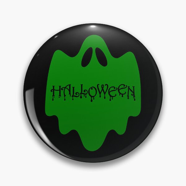 Item preview, Green Dripping Halloween Ghost Silhouette designed and sold by pattern-archive.
