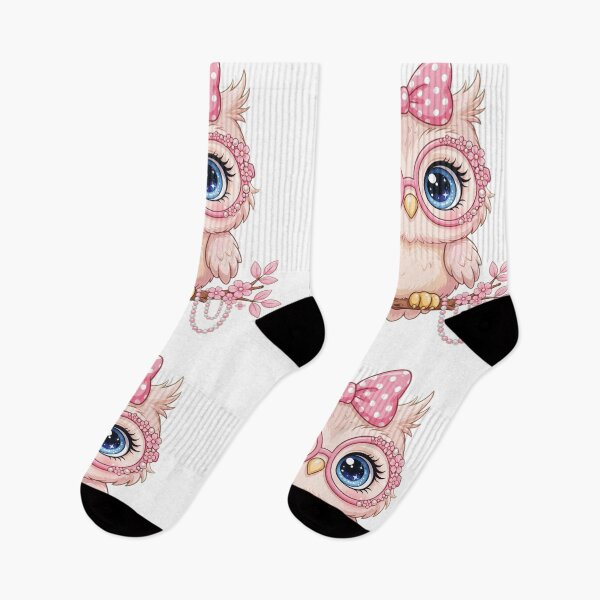 Item preview, Cute Pink Coquette Owl  designed and sold by Mindful56.