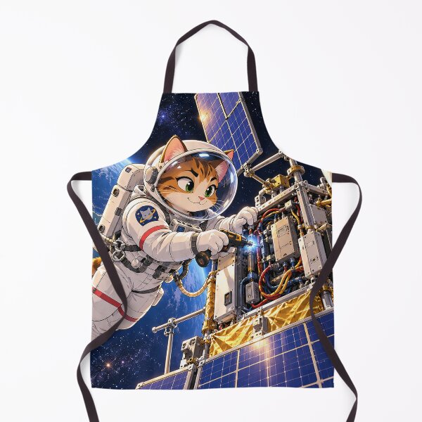 Item preview, Cat on a Cosmic Service Call designed and sold by nikkolaus.