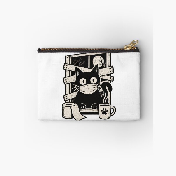 Item preview, Spooky Cat in Lockdown Halloween Design for Cat Lovers LIMITED EDITION designed and sold by FilthyOldHag.
