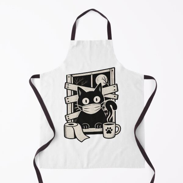 Item preview, Spooky Cat in Lockdown Halloween Design for Cat Lovers LIMITED EDITION designed and sold by FilthyOldHag.