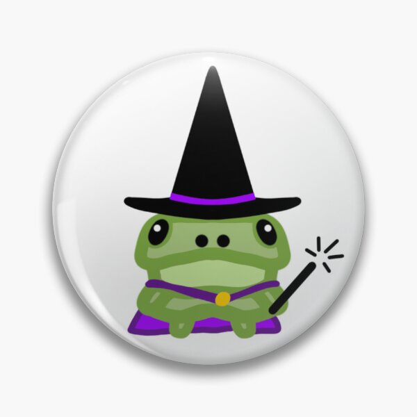 Item preview, Sombrero y varita de rana bruja para Halloween designed and sold by radiantdark.
