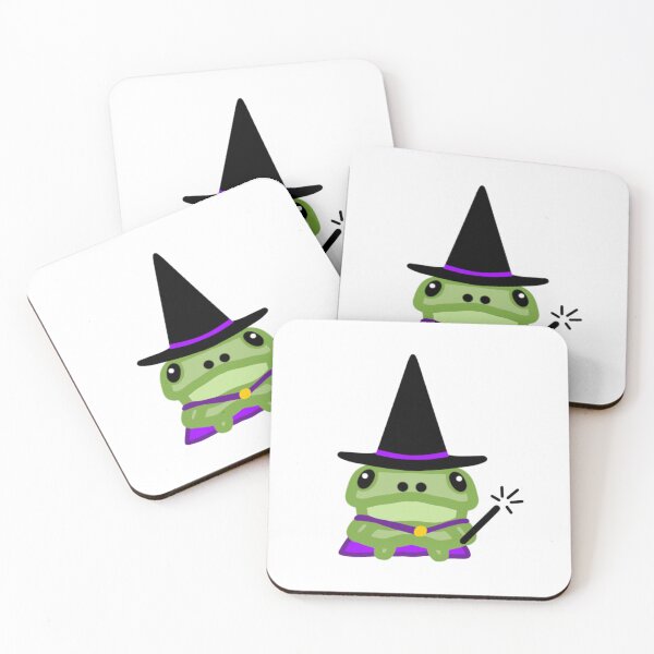 Item preview, Witch Frog Halloween Hat and Wand designed and sold by radiantdark.