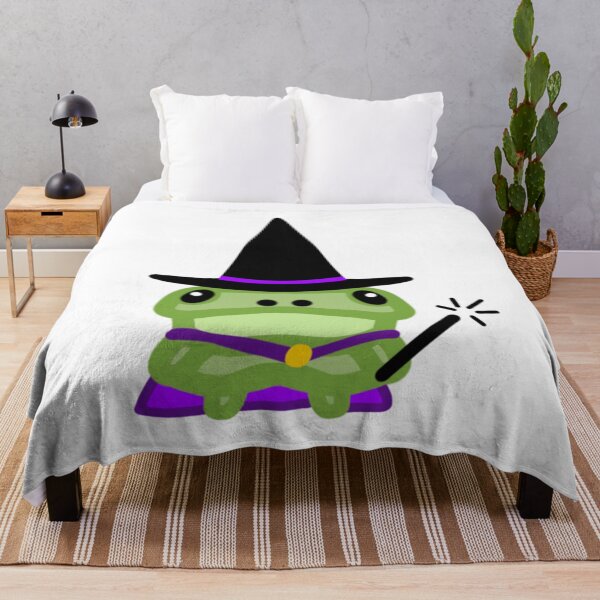 Item preview, Witch Frog Halloween Hat and Wand designed and sold by radiantdark.