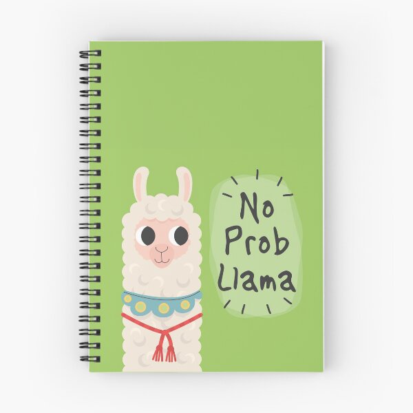 Item preview, 'No Prob-Llama' cute Llama design designed and sold by webtrekker.