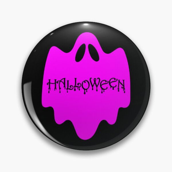 Item preview, Magenta Dripping Halloween Ghost Silhouette designed and sold by pattern-archive.