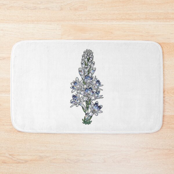 Item preview, White Tuberose Crystal Sticker - Diamond Clear Tuberose Nardo With Emerald Base designed and sold by Crystal Critters .