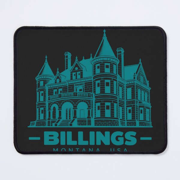 Item preview, Billings Montana USA Line Art Landmark Poster designed and sold by CMYKStudio.