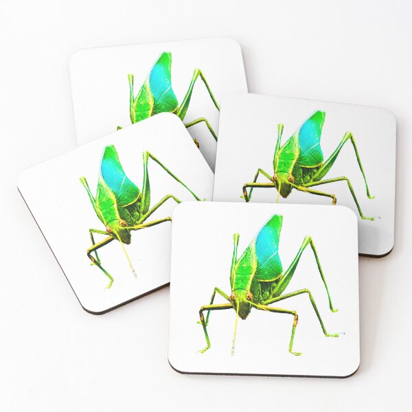 Item preview, Electric Green – A Colourful Katydid Close-Up designed and sold by JUSTtheAUDACITY.