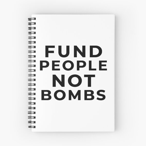 Item preview, Fund People Not Bombs, Anti War designed and sold by loupglouglou.