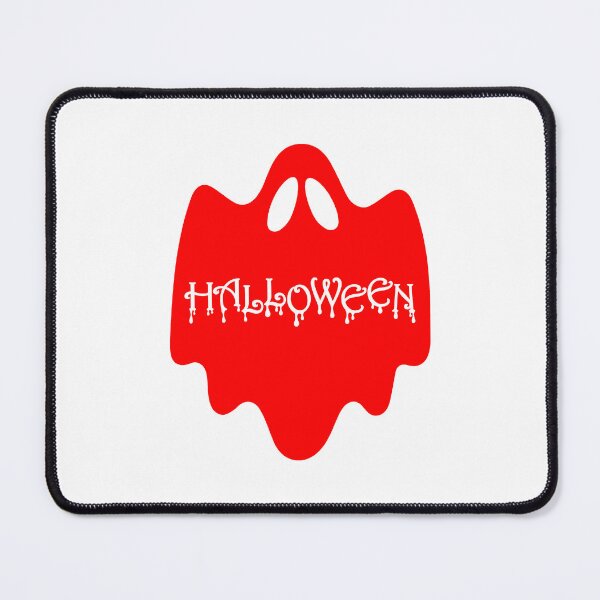 Item preview, Red Dripping Halloween Ghost Silhouette designed and sold by pattern-archive.