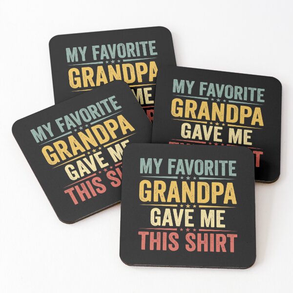 Item preview, My Favorite Grandpa Gave Me This Grandchild Grandfather Gift designed and sold by designstoriesMK.