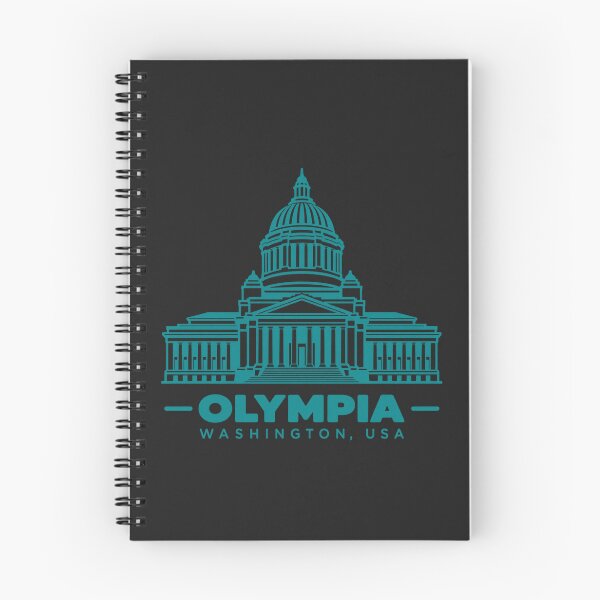 Item preview, Olympia Washington USA Line Art Landmark Poster designed and sold by CMYKStudio.