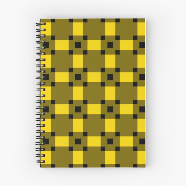 Item preview, Yellow Olive and Black Geometric Square Pattern designed and sold by The-Repository.
