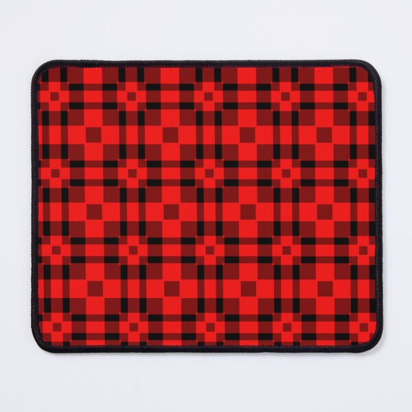 Item preview, Red Burgundy and Black Geometric Plaid Pattern designed and sold by The-Repository.