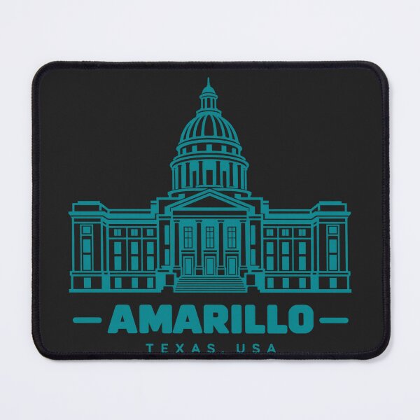 Item preview, Amarillo Texas USA Line Art Landmark Poster designed and sold by CMYKStudio.